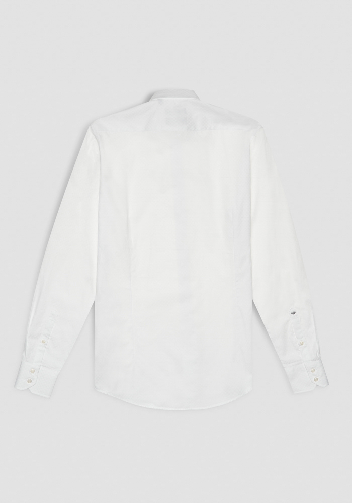 "NAPOLI" SLIM-FIT SHIRT IN PURE SOFT-TOUCH COTTON - Antony Morato Online Shop