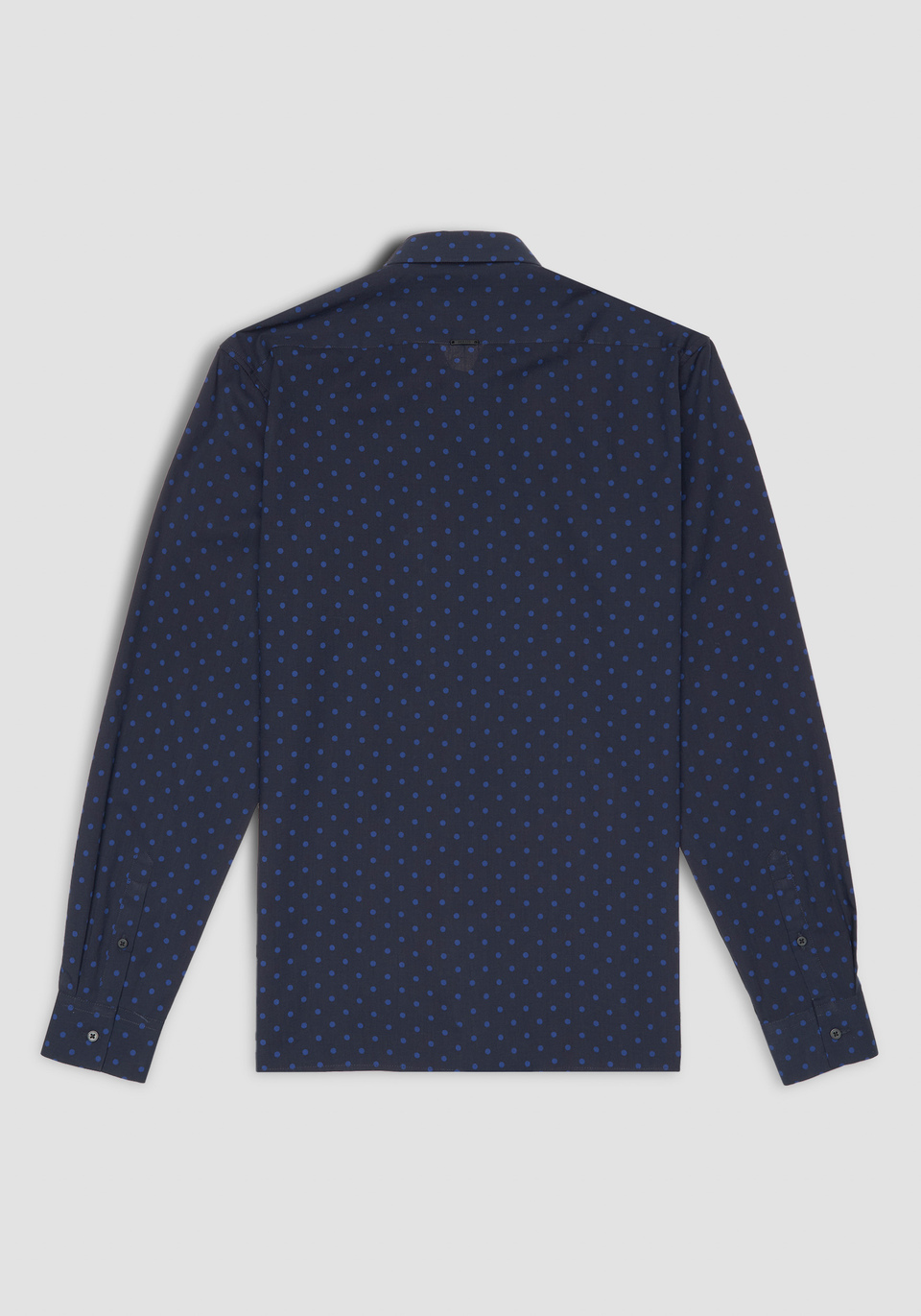 STRAIGHT FIT SHIRT IN COTTON BLEND WITH POLKA DOT PRINT - Antony Morato Online Shop