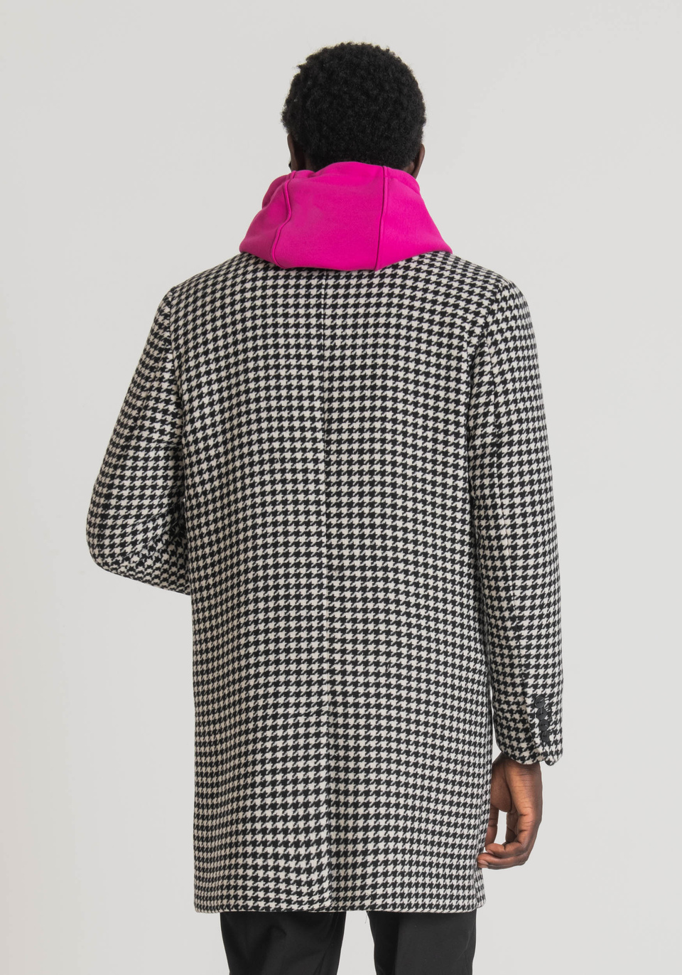 "MATHIAS" REGULAR FIT COAT IN WOOL-BLEND FABRIC - Antony Morato Online Shop