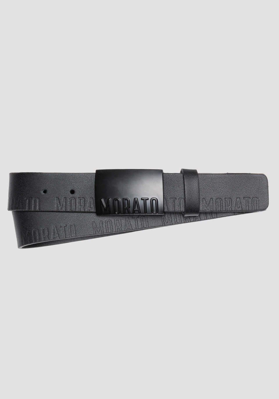 BELT IN LEATHER WITH "MORATO" PATTERN - Antony Morato Online Shop
