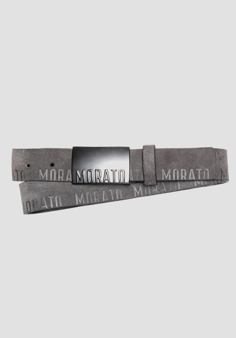 BELT IN 100% LEATHER WITH "MORATO" BUCKLE IN RELIEF - Antony Morato Online Shop
