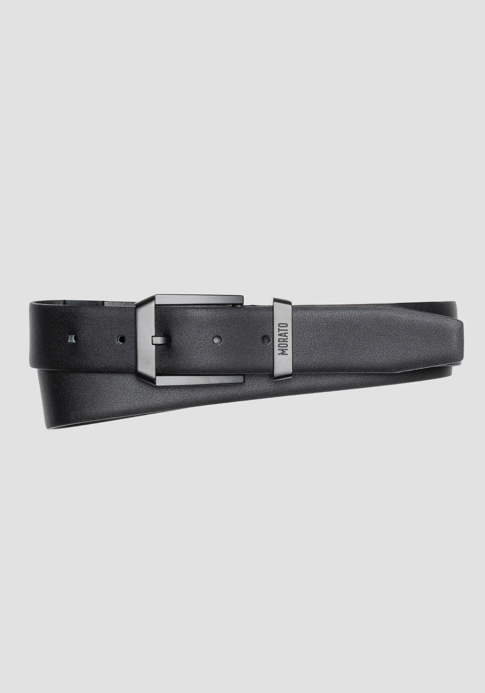 SOLID COLOUR BELT IN SMOOTH LEATHER - Antony Morato Online Shop