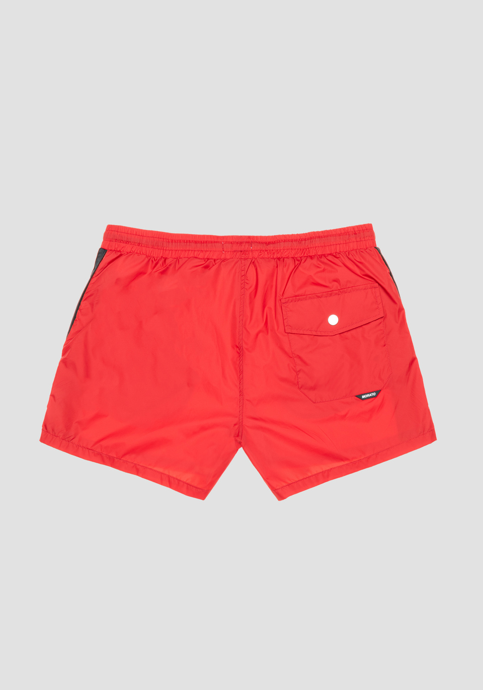 SLIM-FIT SWIMMING TRUNKS IN TECHNICAL FABRIC WITH SIDE BANDS - Antony Morato Online Shop