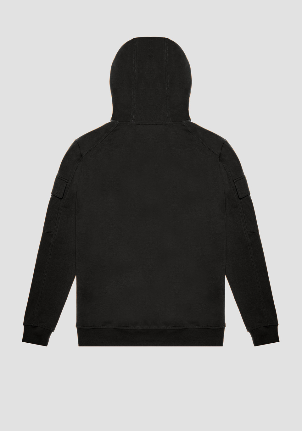 SWEAT-SHIRT REGULAR FIT À CAPUCHE EN COTON MÉLANGÉ AVEC LOGO MARBRÉ - Antony Morato Online Shop