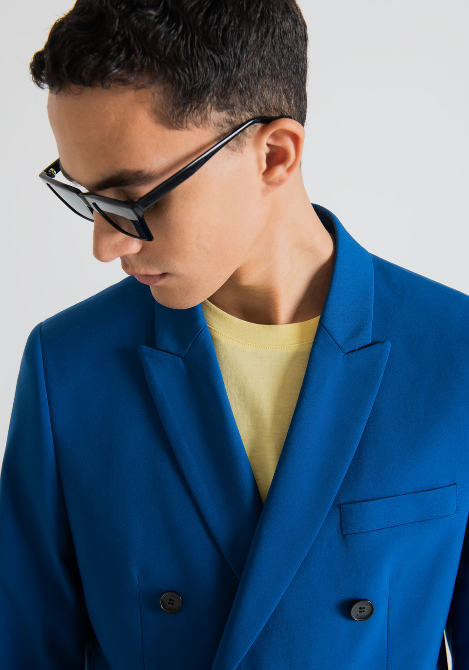 "ROGER" REGULAR FIT DOUBLE-BREASTED JACKET - Antony Morato Online Shop