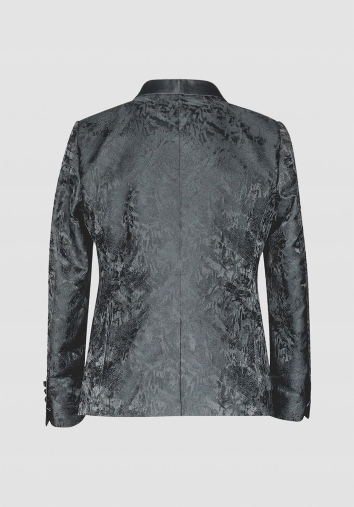 SLIM-FIT “BLANCHE” JACKET IN A JACQUARD-PATTERNED FABRIC - Antony Morato Online Shop