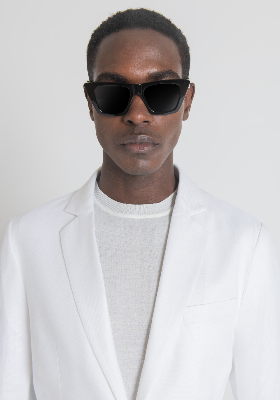 "ZELDA" SLIM-FIT JACKET IN LINEN BLEND - Antony Morato Online Shop
