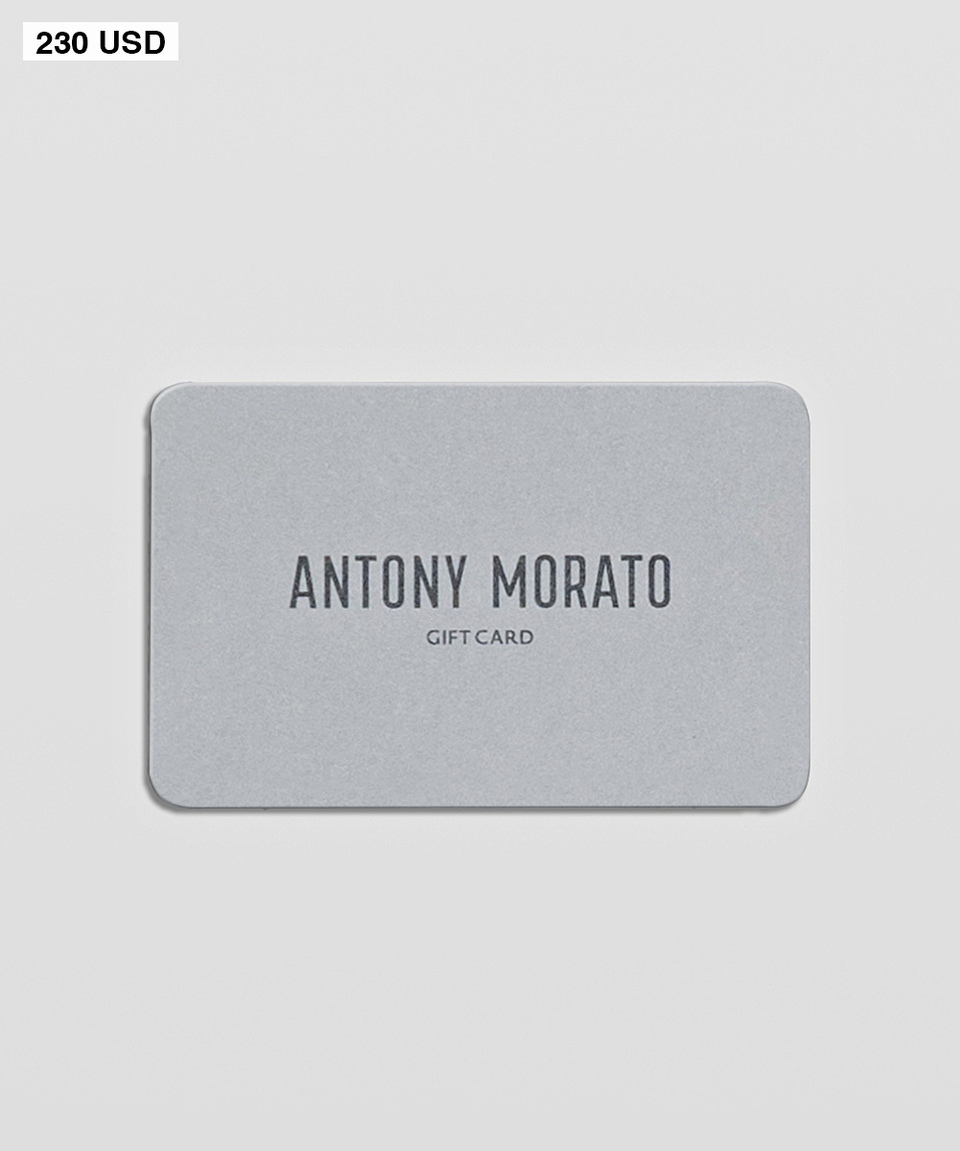 Gift card 230 usd - Antony Morato Online Shop