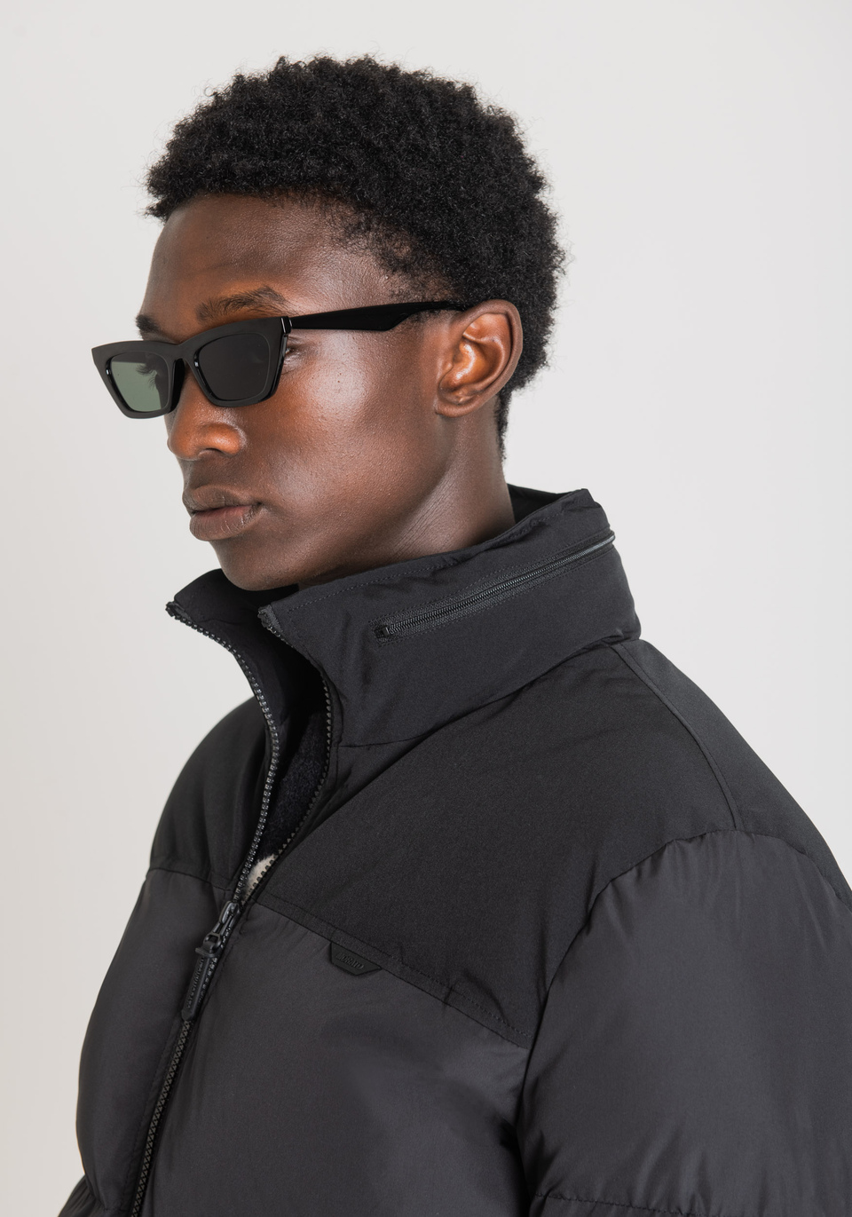 REGULAR FIT JACKET IN TECHNICAL FABRIC WITH ECO-SUSTAINABLE PADDING - Antony Morato Online Shop