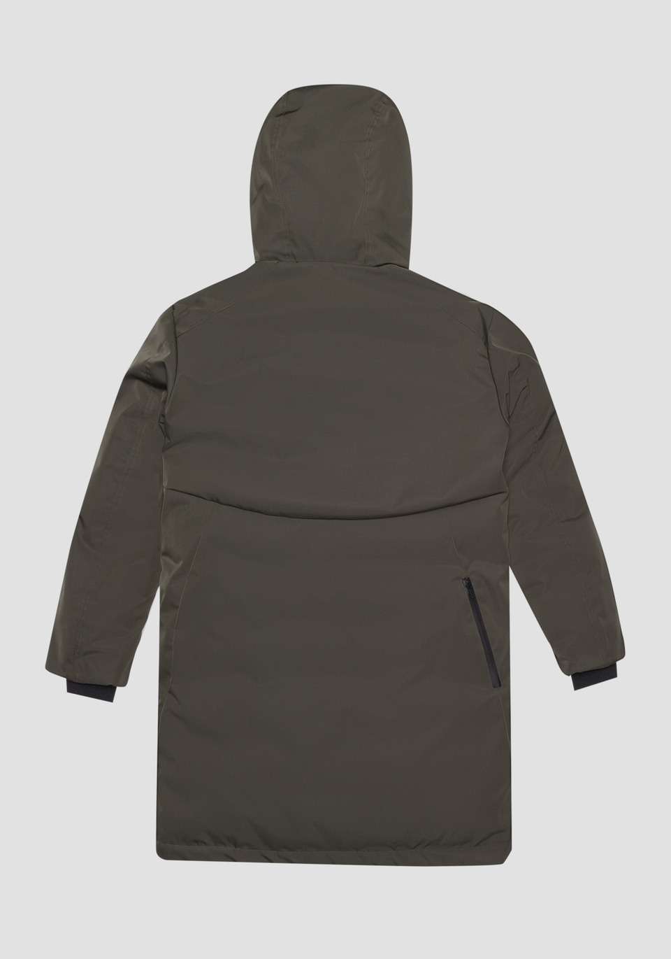 REGULAR FIT JACKET WITH HOOD IN TECHNICAL FABRIC WITH ECO-SUSTAINABLE PADDING - Antony Morato Online Shop