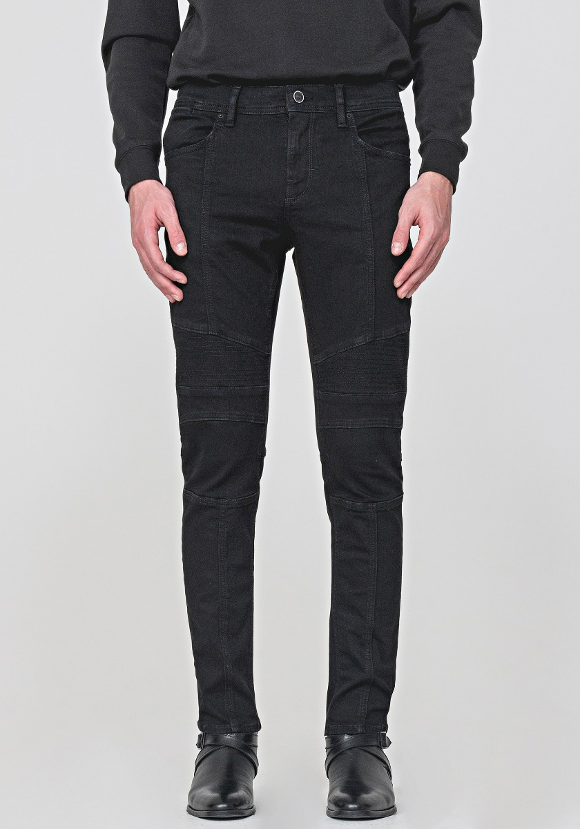 JEAN SUPER SKINNY « RUSH » AVEC COUTURES BIKER - Antony Morato Online Shop