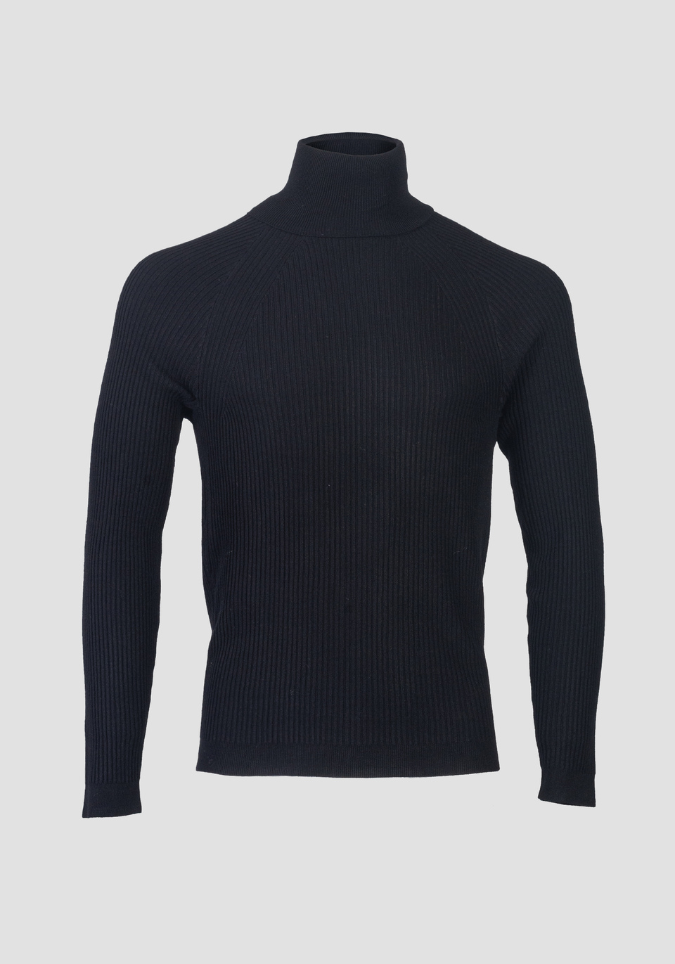 HIHG-NECK SWEATER WITH RIBBED PROCESSING - Antony Morato Online Shop