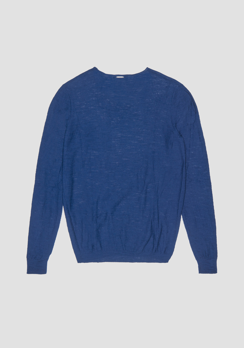 CREW-NECK SWEATER WITH BREAST POCKET AND RAW-CUT EDGES - Antony Morato Online Shop