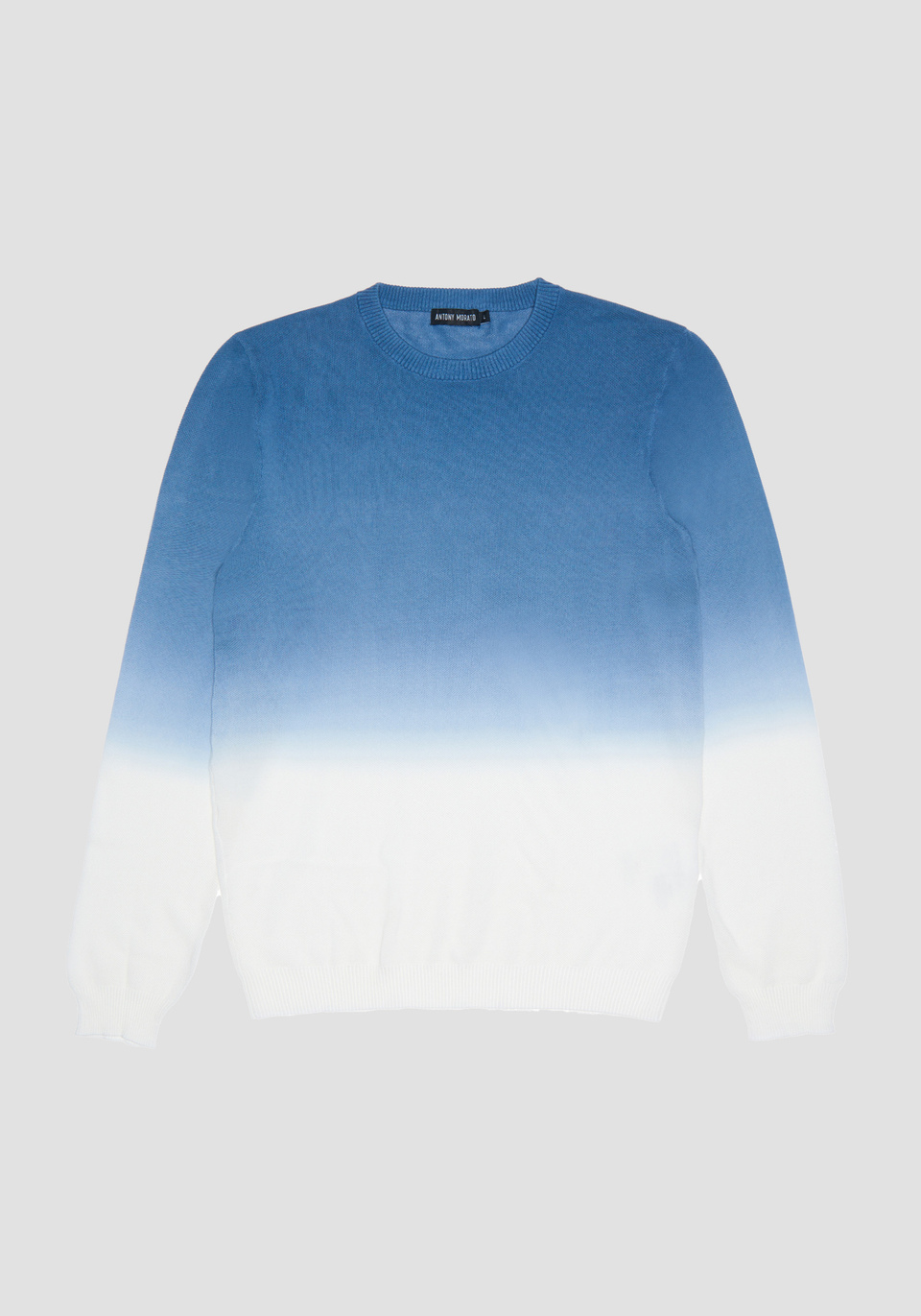 SLIM-FIT JUMPER IN PURE COTTON WITH TIE-DYE EFFECT - Antony Morato Online Shop
