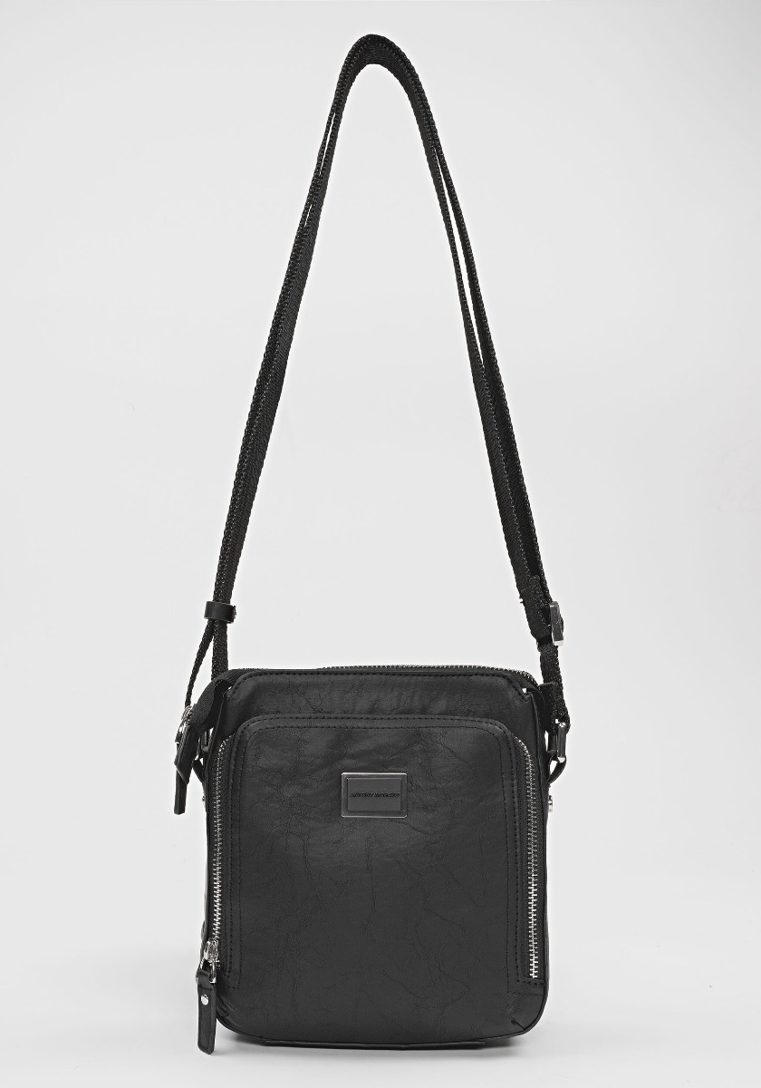 MESSENGER BAG IN FAUX LEATHER WITH BELLOWS POCKET - Antony Morato Online Shop