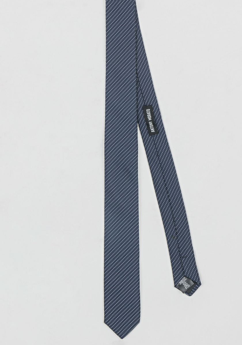 TIE WITH JACQUARD CONSTRUCTION AND ALL-OVER MICRO-PATTERN - Antony Morato Online Shop