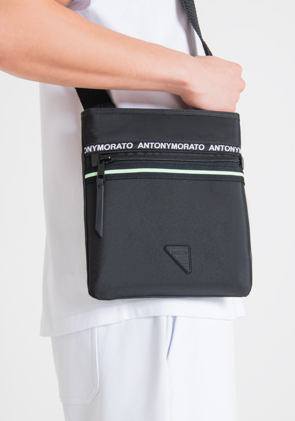 NYLON MESSENGER BAG WITH SHOULDER STRAP Antony Morato