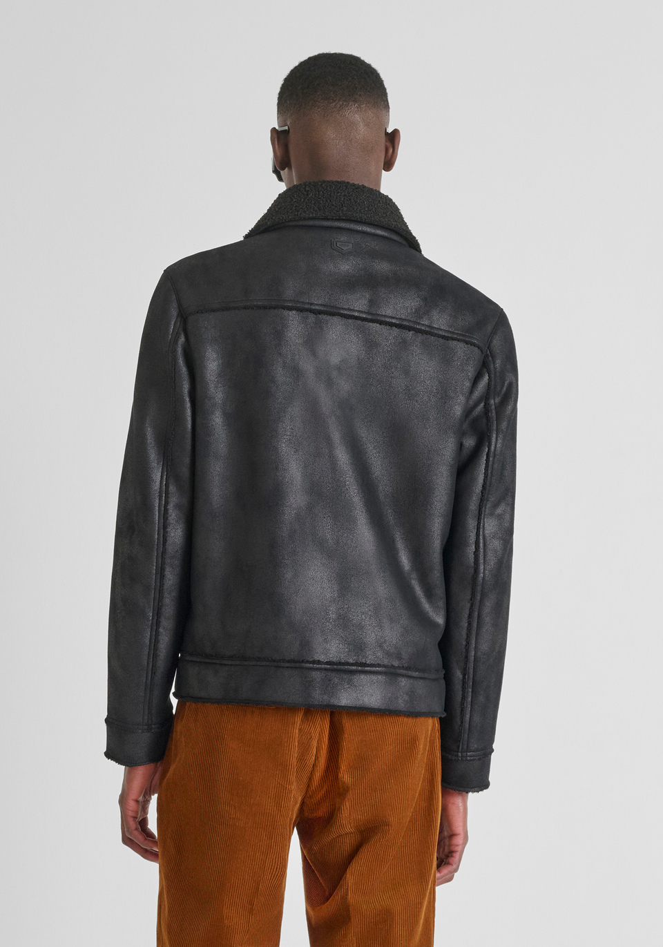 REGULAR FIT JACKET IN SOFT EFFECT FABRIC - Antony Morato Online Shop