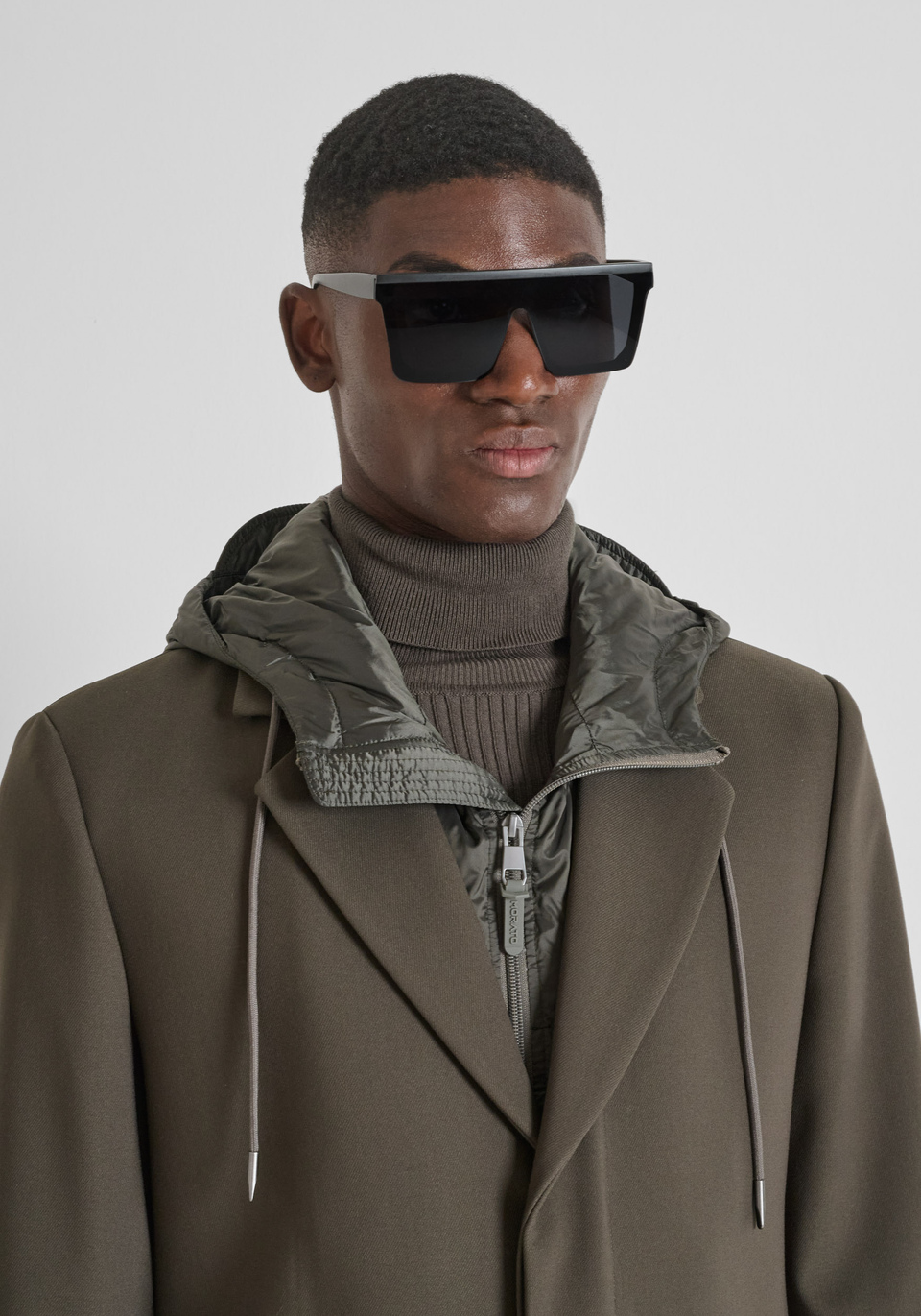 CAPPOTTO REGULAR FIT CON CAPPUCCIO ECO-IMBOTTITO DUPONT SORONA - Antony Morato Online Shop