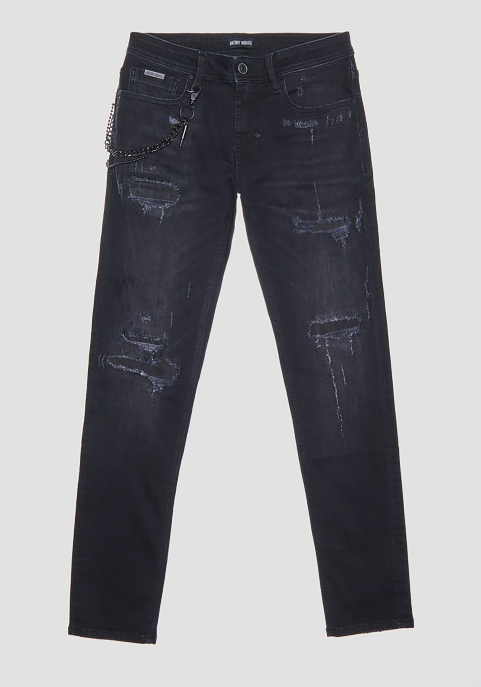 IGGY TAPERED FIT JEANS IN STRETCH DENIM - Antony Morato Online Shop