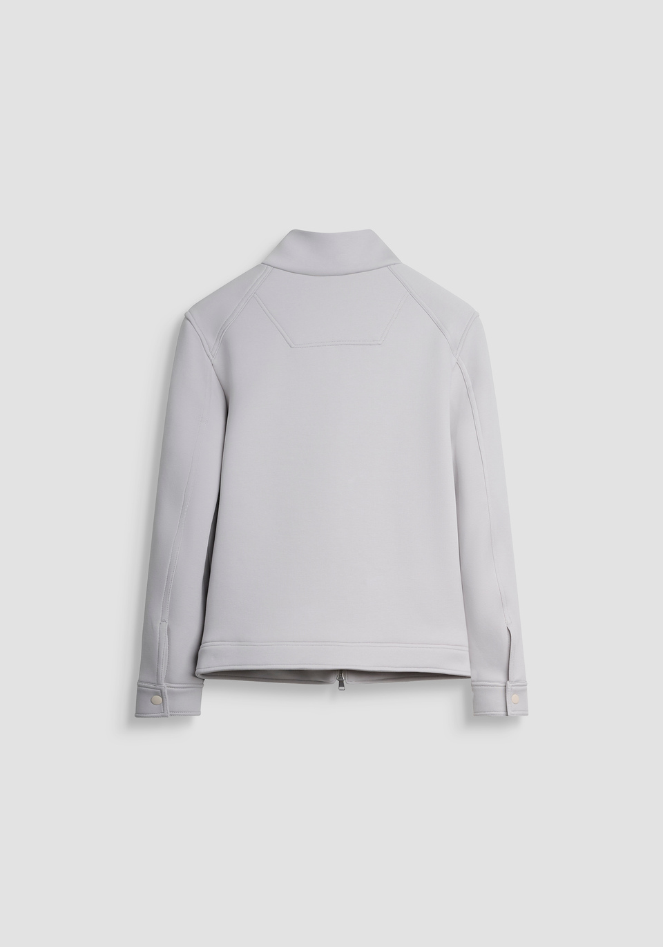 FELPA CON ZIP REGULAR FIT IN TESSUTO SCUBA ELASTICO - Antony Morato Online Shop