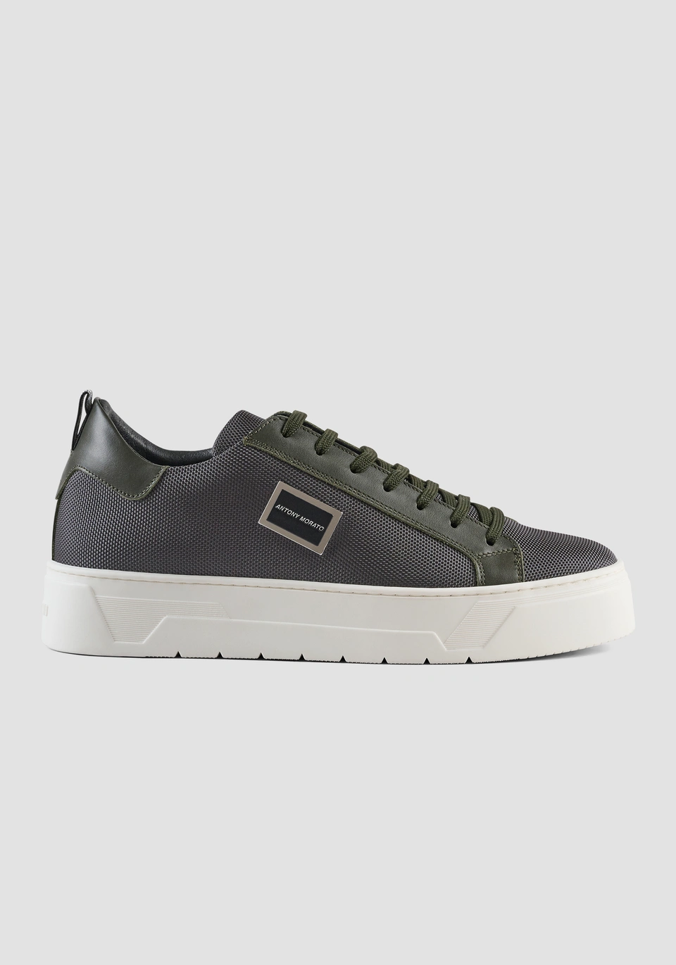 "METAL BOLD" SNEAKERS IN NYLON AND LEATHER - Antony Morato Online Shop