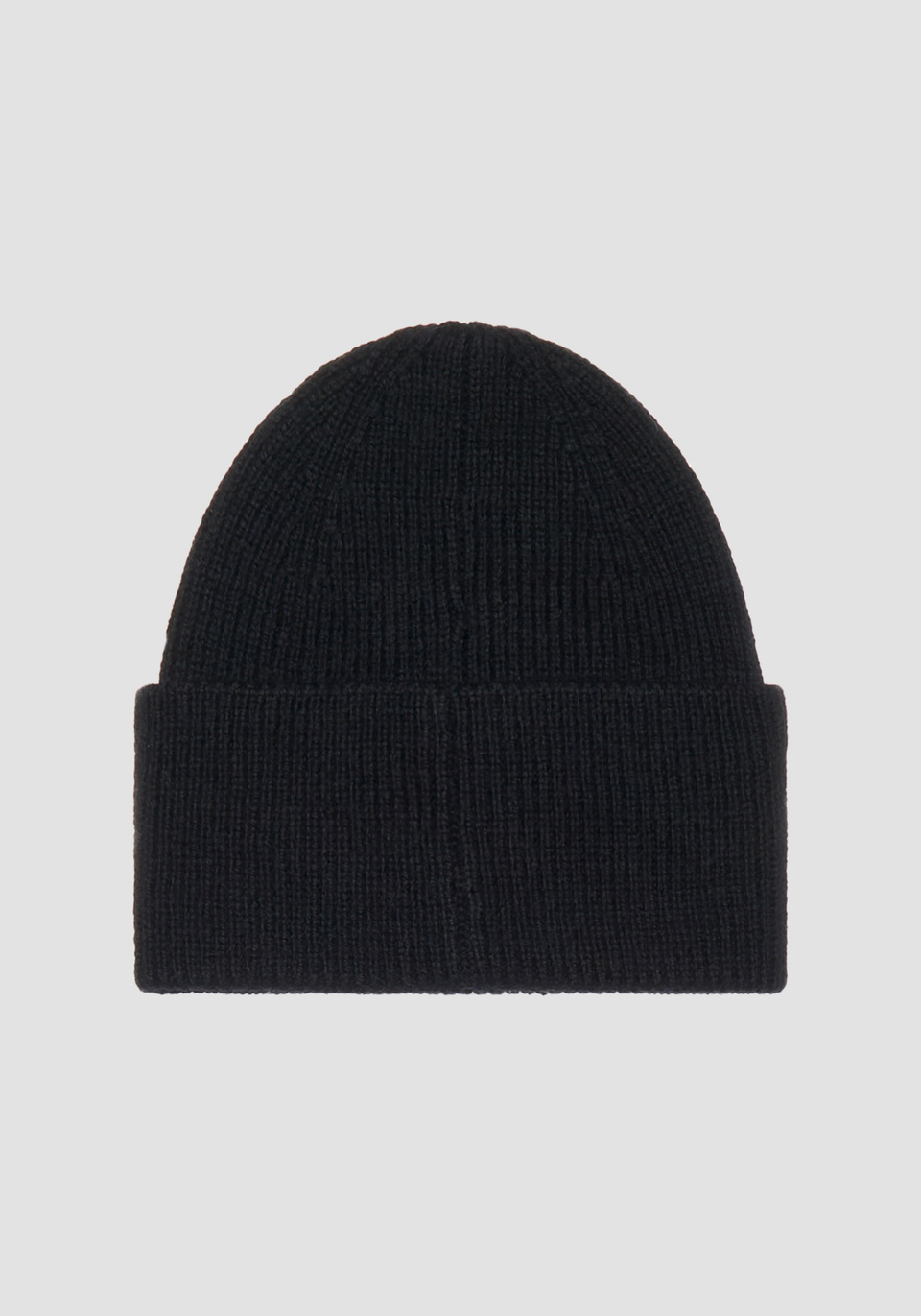 BEANIE IN BLACK WOOL-BLEND KNIT WITH TIGER PATCH - Antony Morato Online Shop