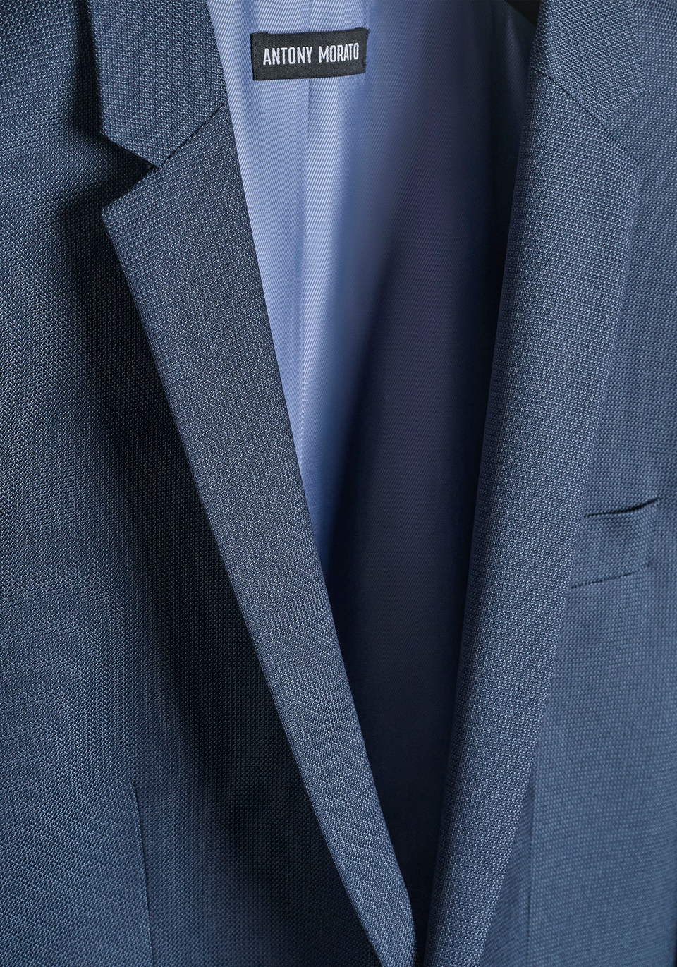 SLIM FIT „BONNIE" JACKE AUS VISKOSE-MISCHUNG MIT MIKRO-MUSTER - Antony Morato Online Shop