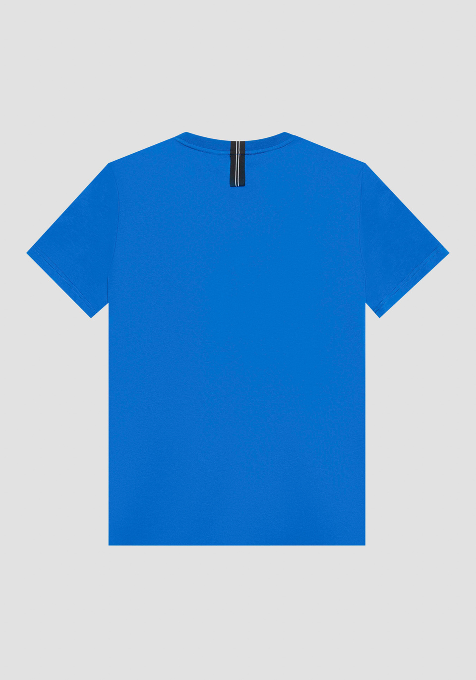 SLIM FIT T-SHIRT IN COTTON WITH INJECTION-MOLDED RUBBER LOGO PRINT - Antony Morato Online Shop