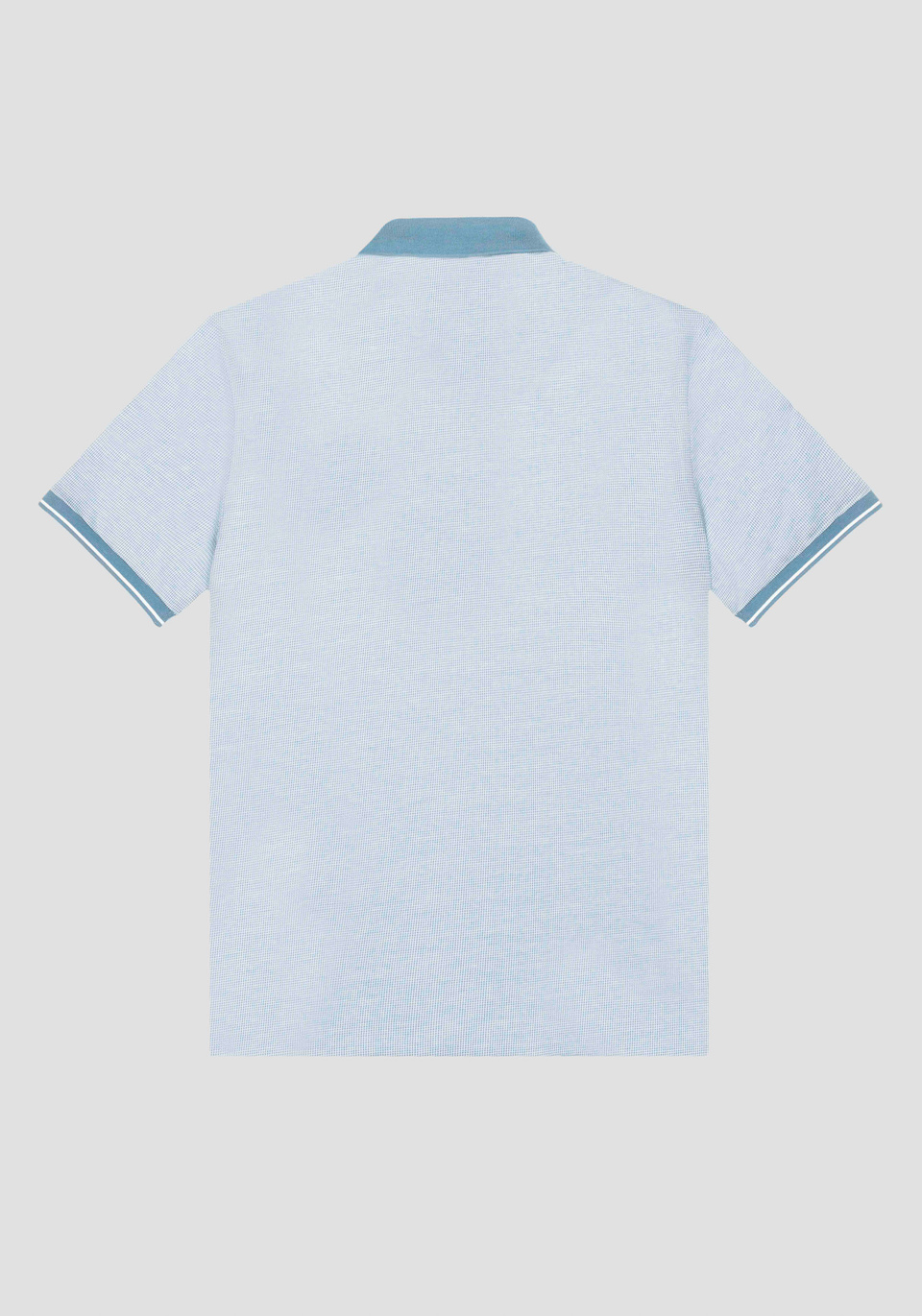 SLIM FIT POLO SHIRT IN MERCERIZED ARMORED COTTON WITH LOGO PRINT Antony Morato
