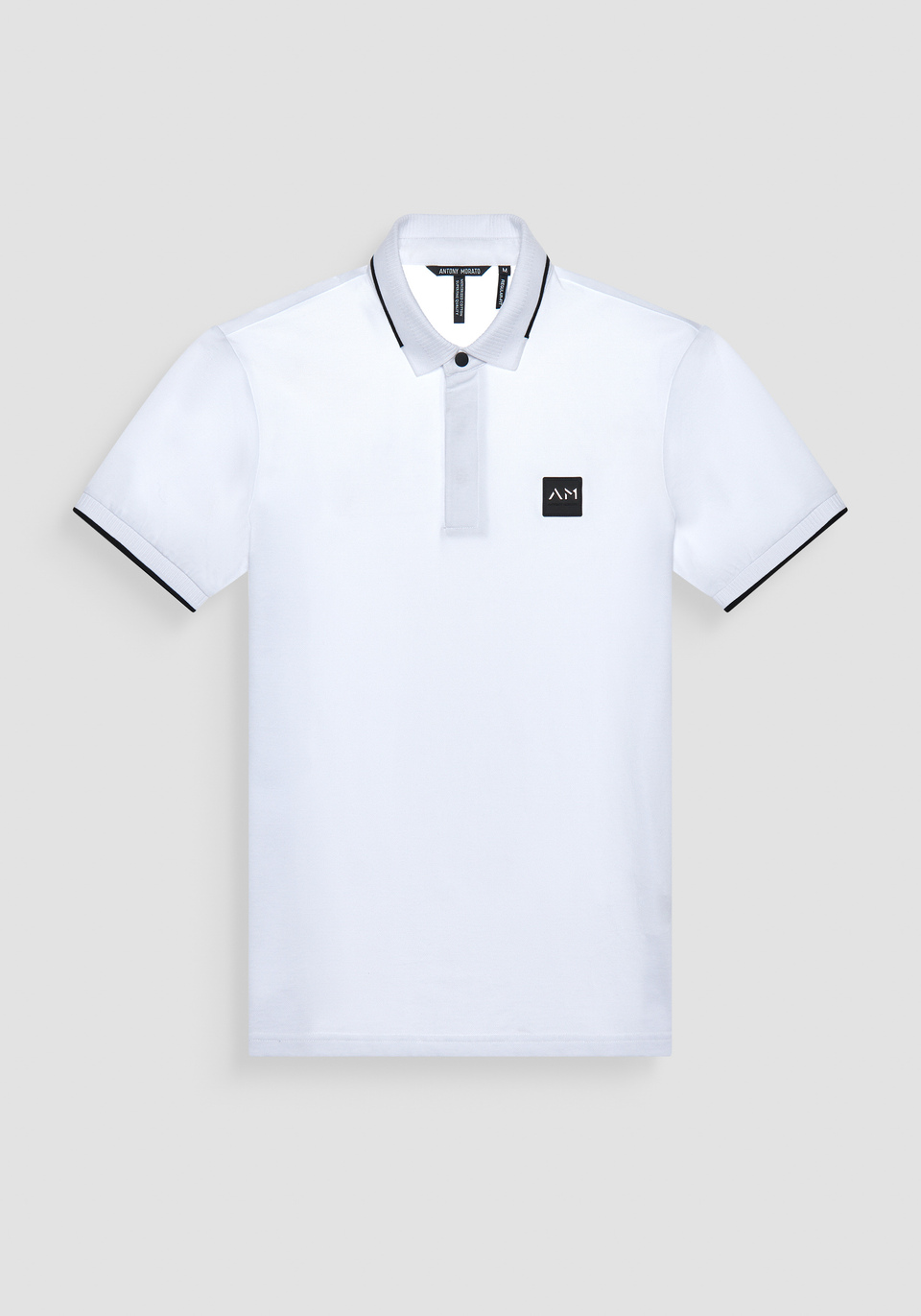 REGULAR FIT POLO T SHIRT IN COTTON PIQUE WITH LOGO Antony Morato