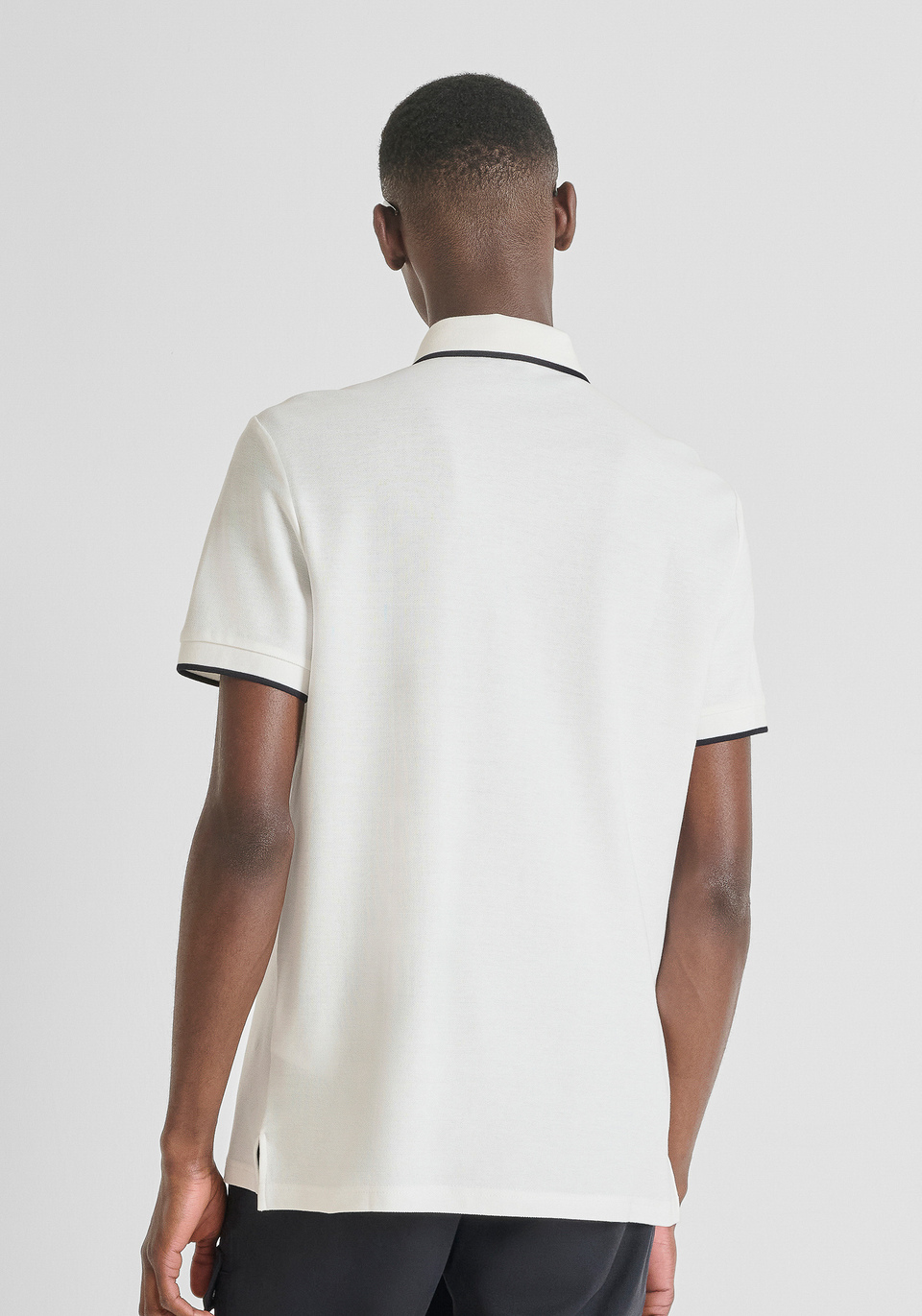 POLO REGULAR FIT IN PIQUET DI COTONE CON LOGO STAMPATO - Antony Morato Online Shop