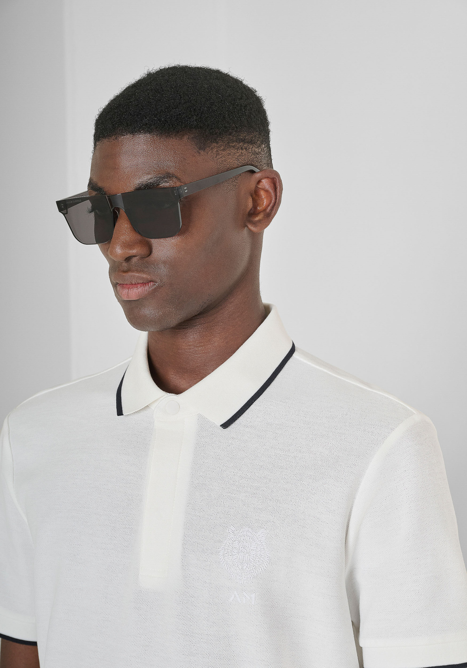 POLO REGULAR FIT IN PIQUET DI COTONE CON LOGO STAMPATO - Antony Morato Online Shop