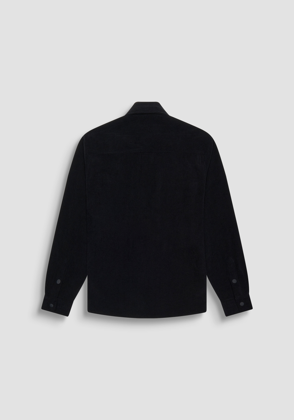 REGULAR FIT STRAIGHT CUT "BERLIN" SHIRT IN BLACK CORDUROY - Antony Morato Online Shop