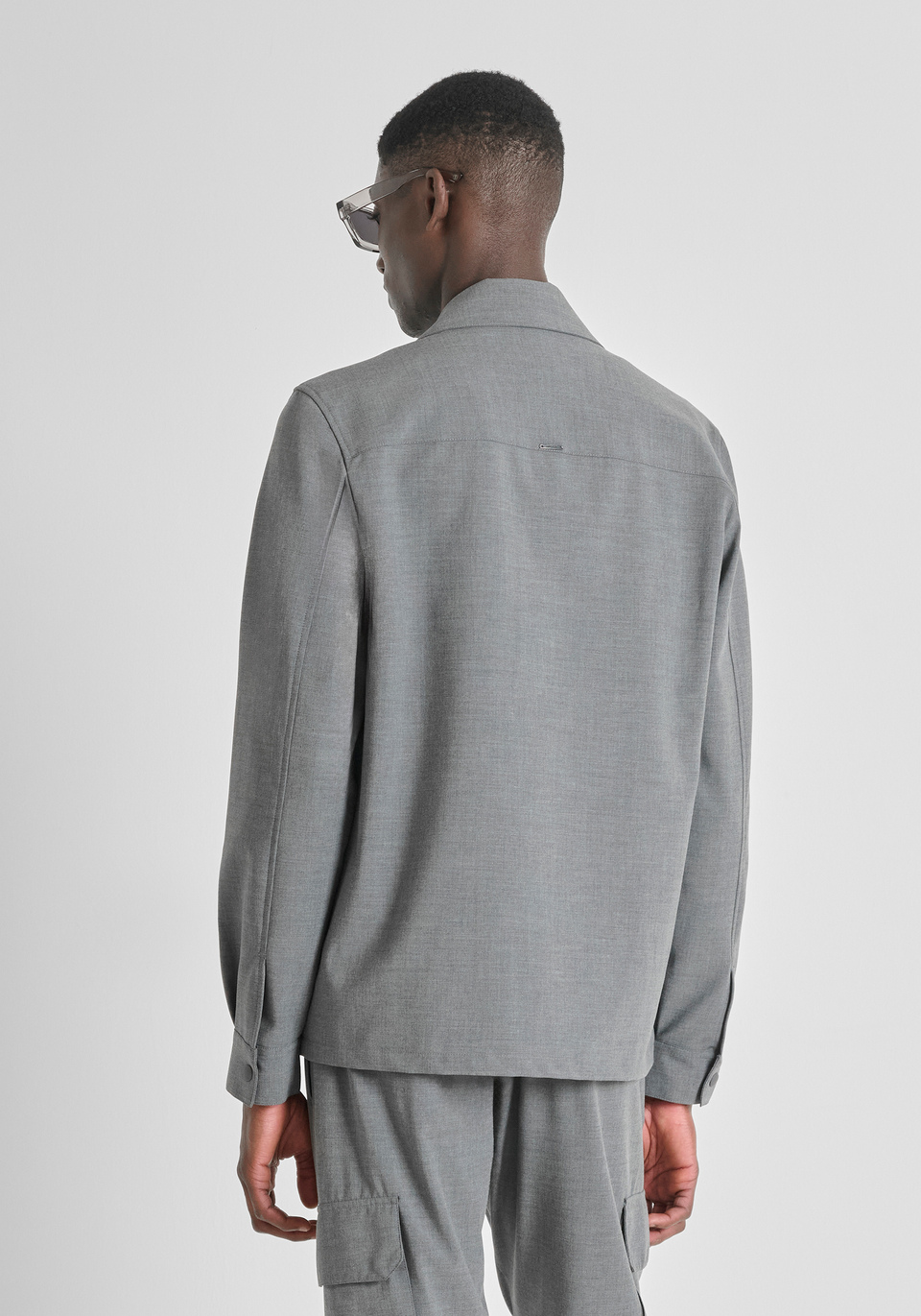 REGULAR FIT SHIRT IN STRETCH VISCOSE BLEND - Antony Morato Online Shop