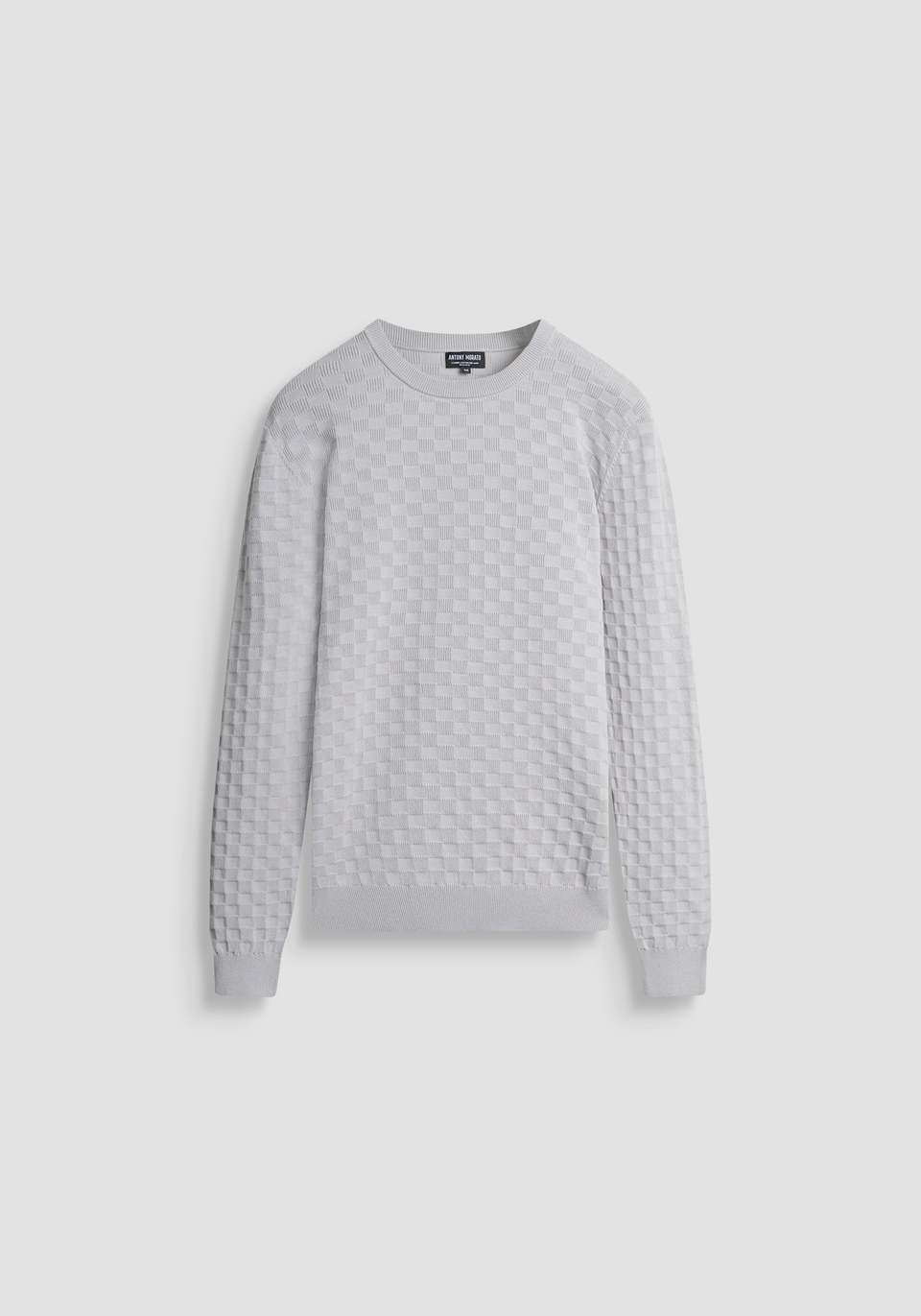 PULL COL ROND COUPE REGULAR EN COTON À MOTIF JACQUARD - Antony Morato Online Shop PULL COL ROND COUPE REGULAR EN COTON À MOTIF JACQUARD - Antony Morato Online Shop