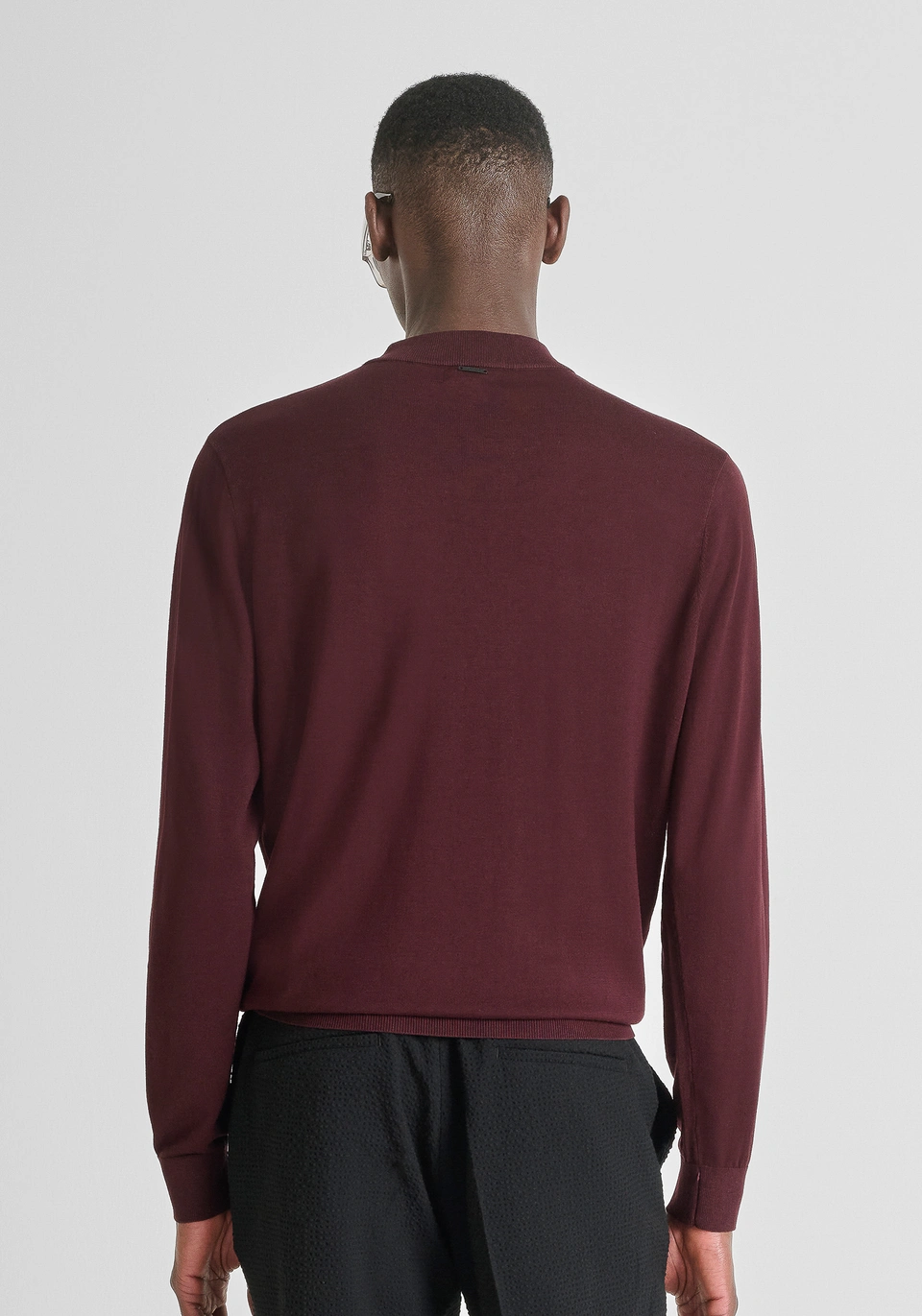 REGULAR FIT WOOL BLEND SWEATER - Antony Morato Online Shop