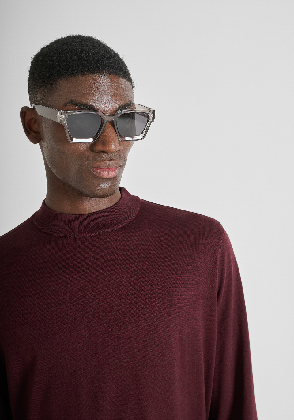 REGULAR FIT WOOL BLEND SWEATER - Antony Morato Online Shop