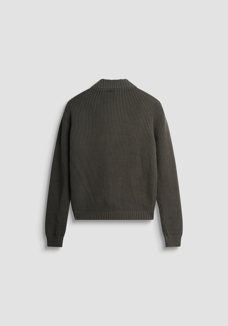 REGULAR FIT SOFT COTTON SWEATER WITH TECHNICAL FABRIC INSERTS - Antony Morato Online Shop