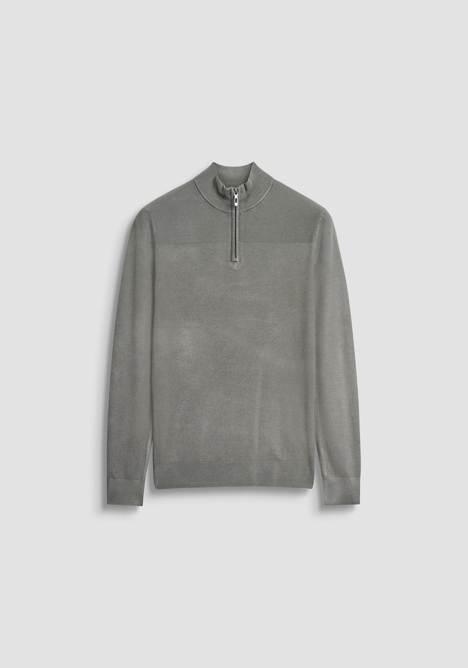 SLIM FIT SWEATER IN VISCOSE BLEND WITH ZIP - Antony Morato Online Shop