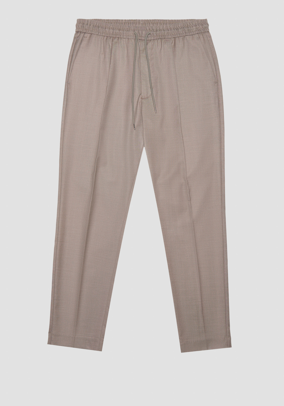 "NEIL" REGULAR FIT TROUSERS IN FLAMED ELASTIC VISCOSE BLEND FABRIC - Antony Morato Online Shop