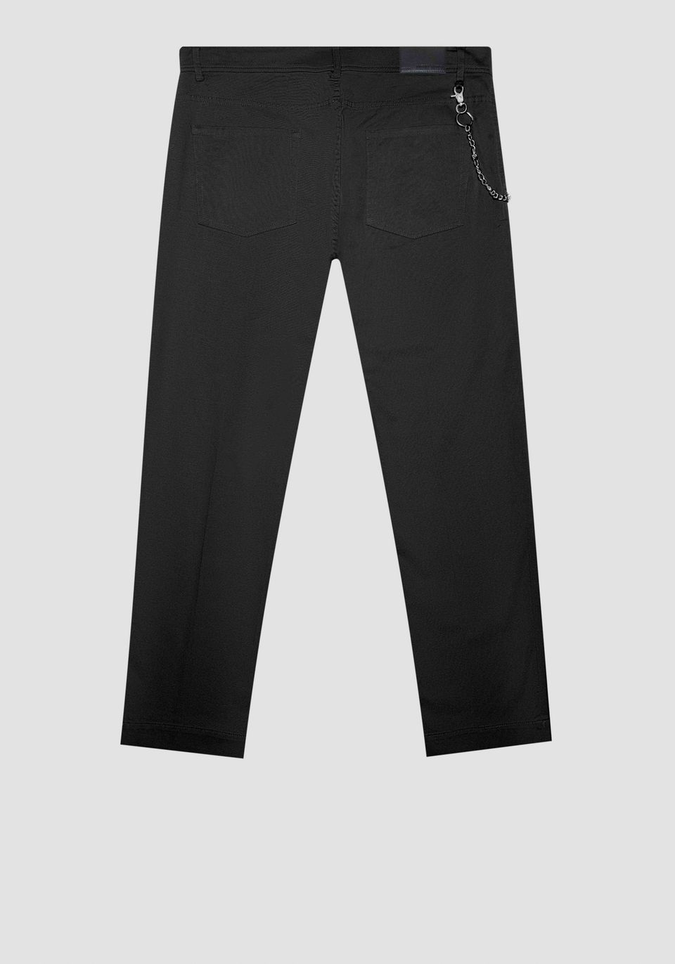 "OLIVER" SLIM FIT ANKLE LENGTH TROUSERS IN ELASTIC COTTON - Antony Morato Online Shop