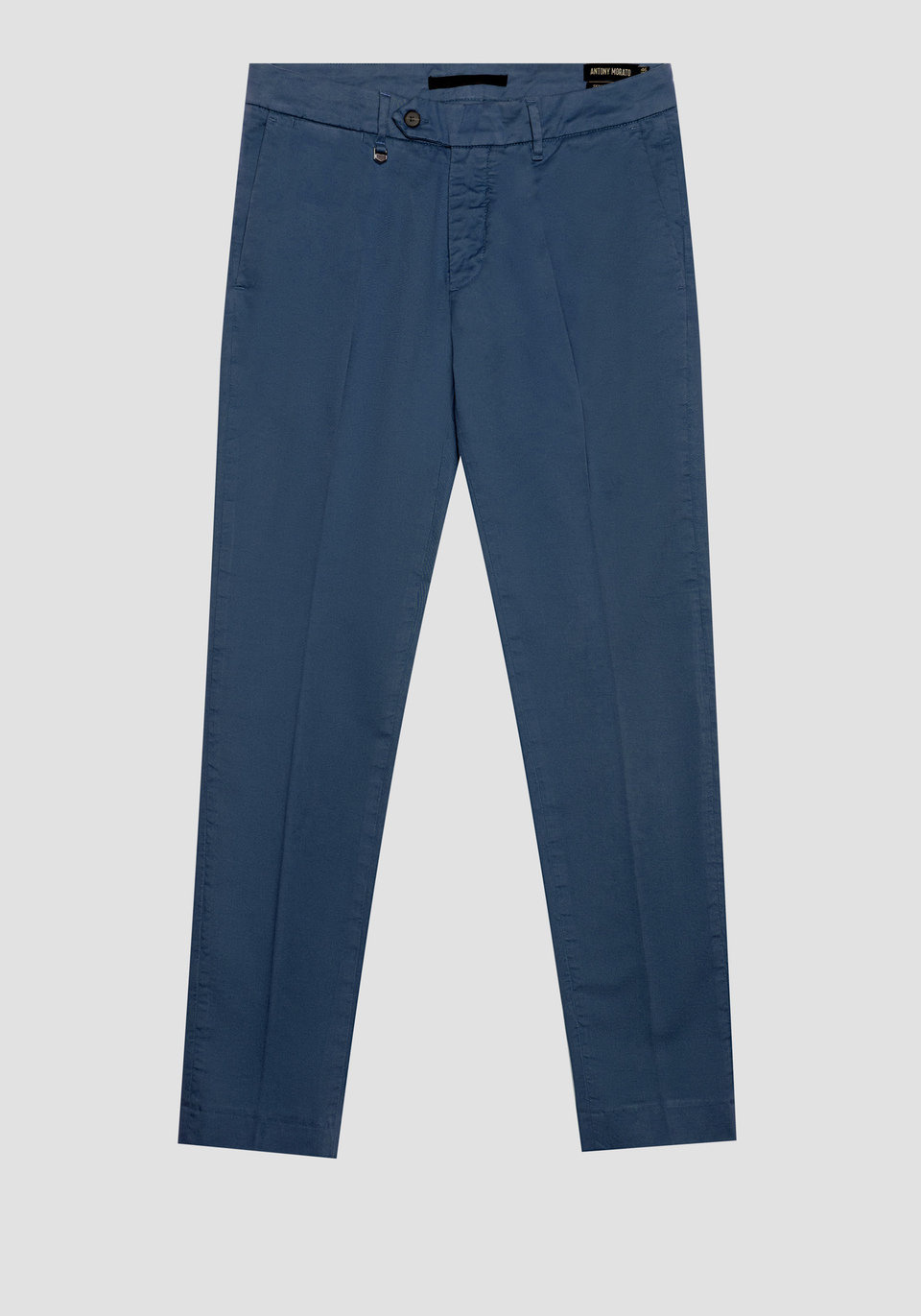 "BRYAN" SKINNY FIT TROUSERS IN SOFT MICRO-WEAVE STRETCH COTTON - Antony Morato Online Shop