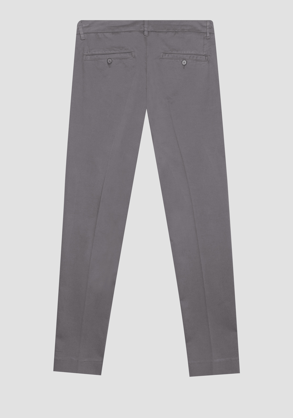 "BRYAN" SKINNY FIT TROUSERS IN SOFT MICRO-WEAVE STRETCH COTTON - Antony Morato Online Shop