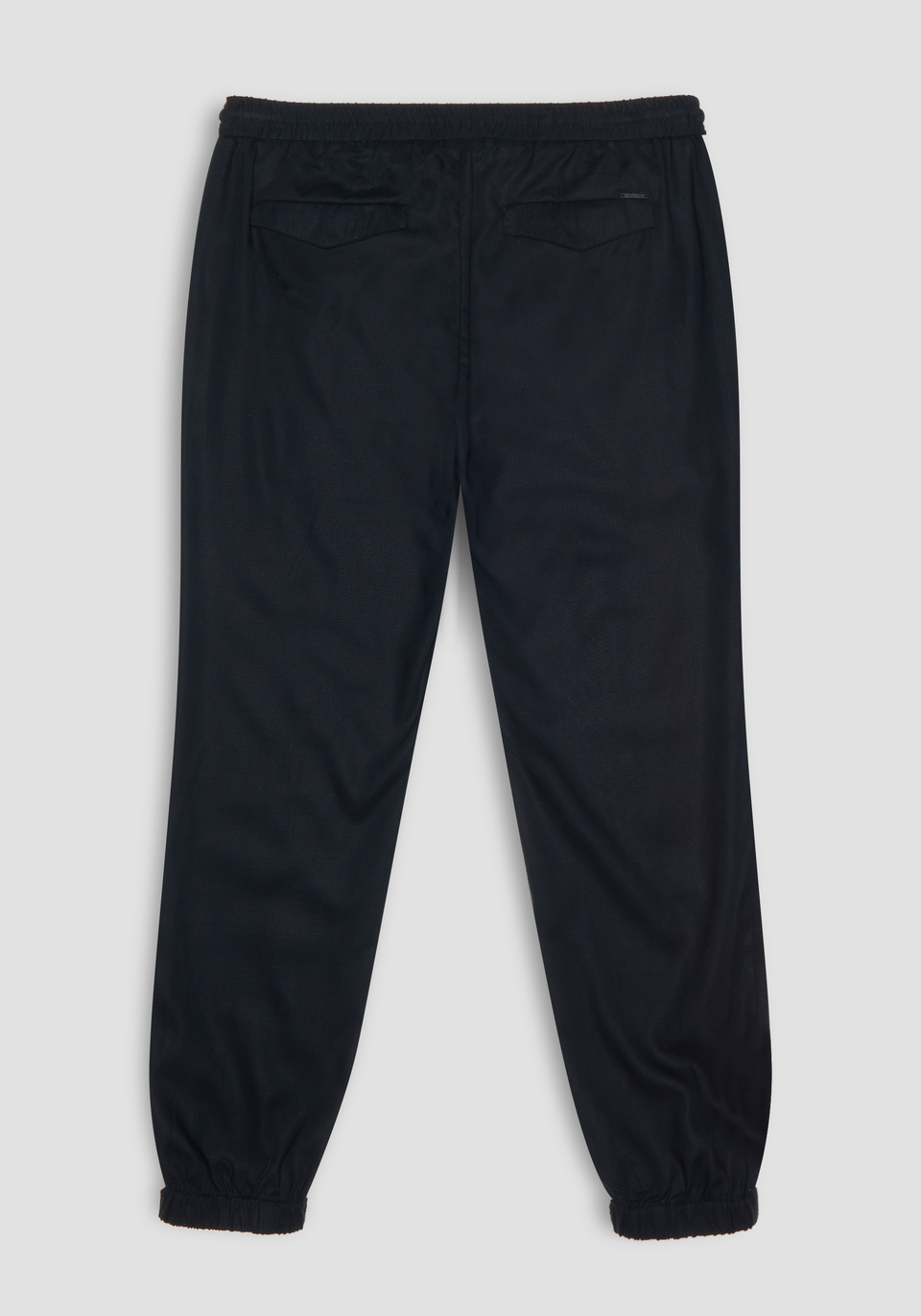 STRETCH LYOCELL CARROT-FIT TROUSERS WITH DRAWSTRING - Antony Morato Online Shop