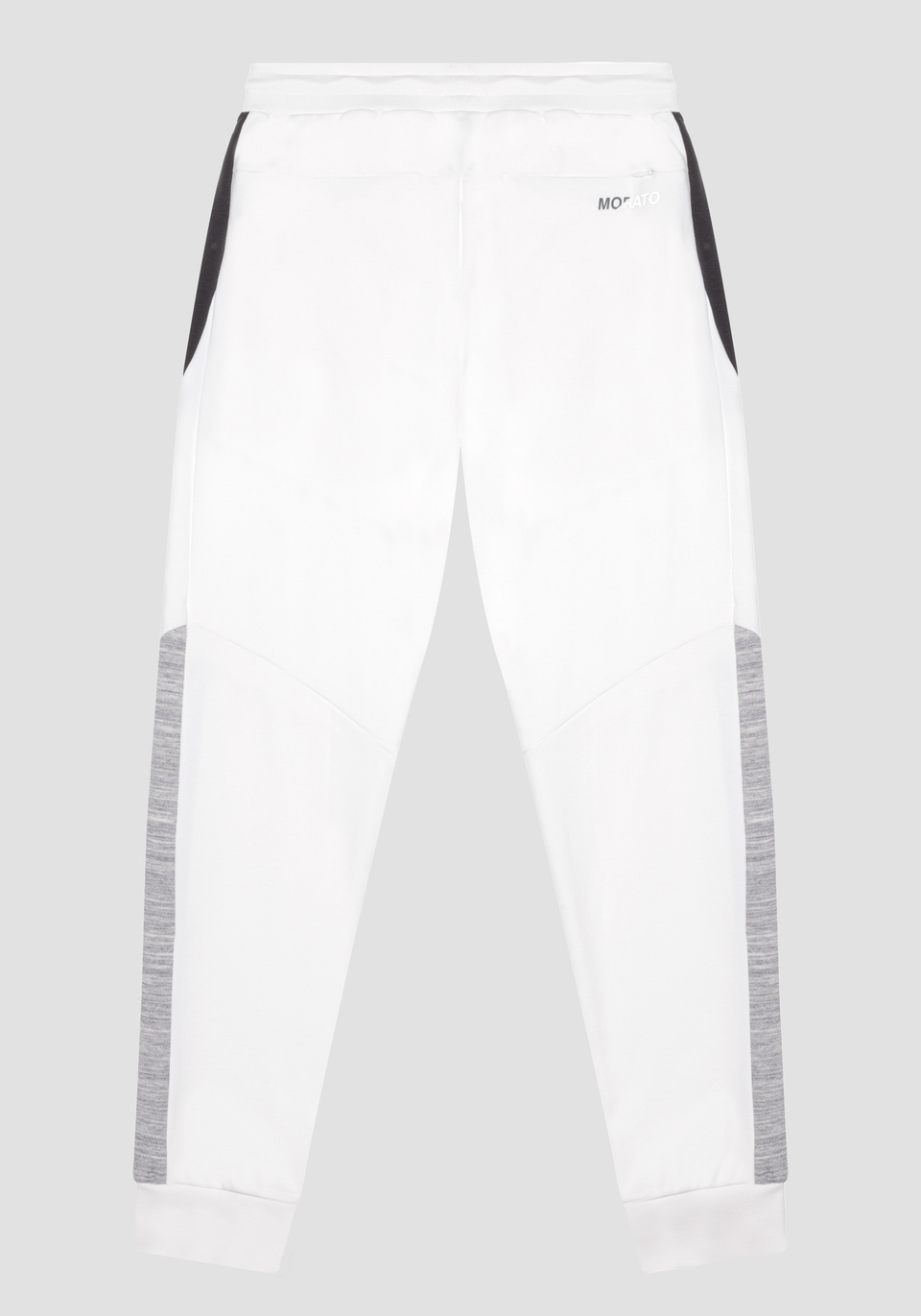 REGULAR FIT SWEATPANTS IN STRETCH COTTON BLEND WITH CONTRASTING SIDE BANDS - Antony Morato Online Shop