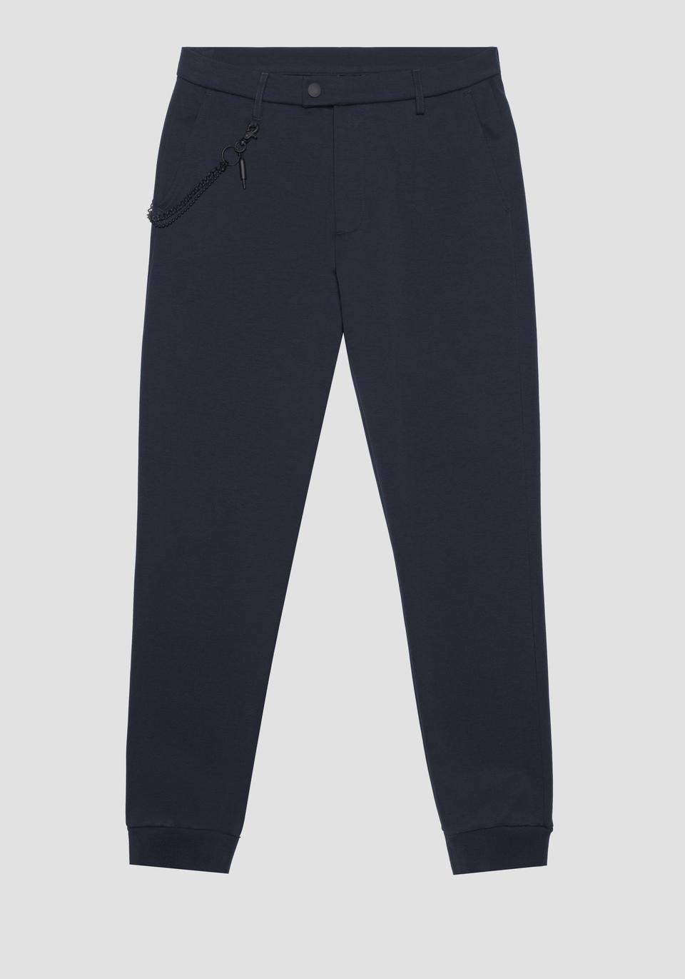 SKINNY FIT SWEATPANTS IN COTTON BLEND WITH BUTTON CLOSURE AND ELASTICATED HEM - Antony Morato Online Shop