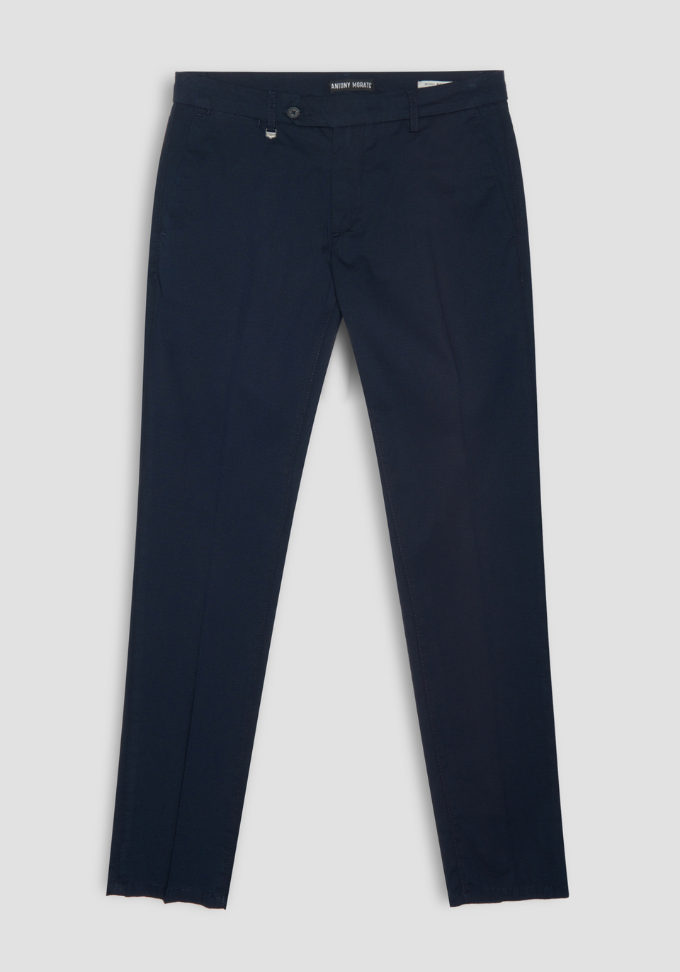 “BRYAN” SKINNY-FIT TROUSERS IN STRETCHY MICRO-WOVEN COTTON - Antony Morato Online Shop