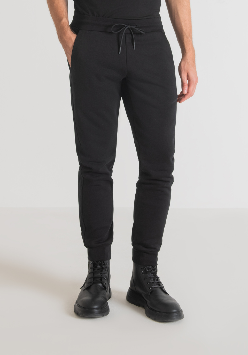 SLIM-FIT SWEATPANTS WITH SIDE BAND - Antony Morato Online Shop