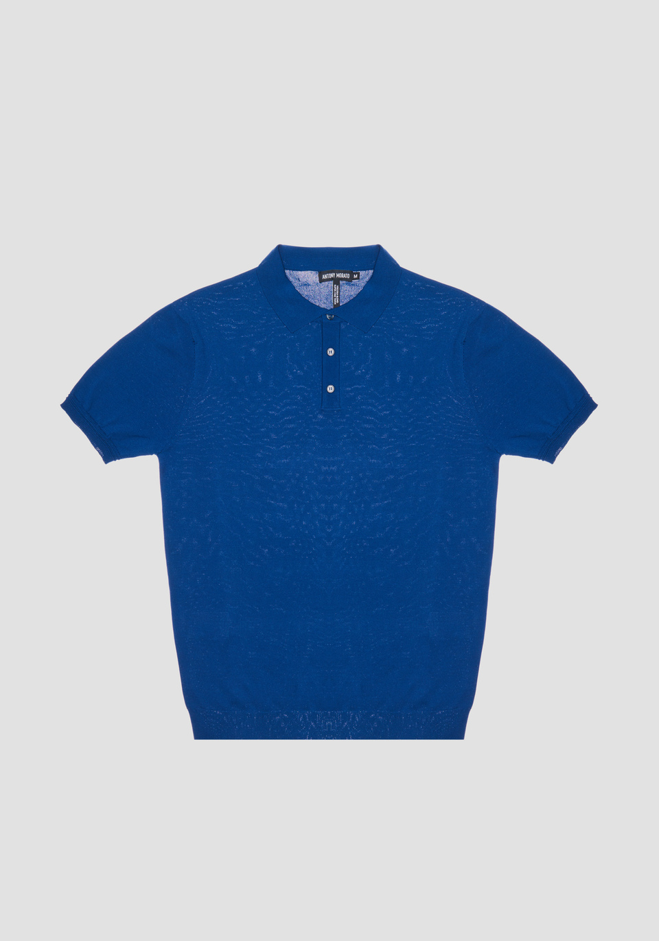 SLIM-FIT KNITTED POLO SHIRT IN YARN - Antony Morato Online Shop